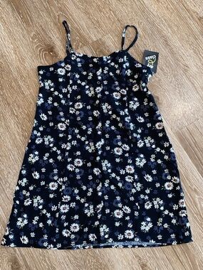 Floral Daisy Spaghetti Strap Dress